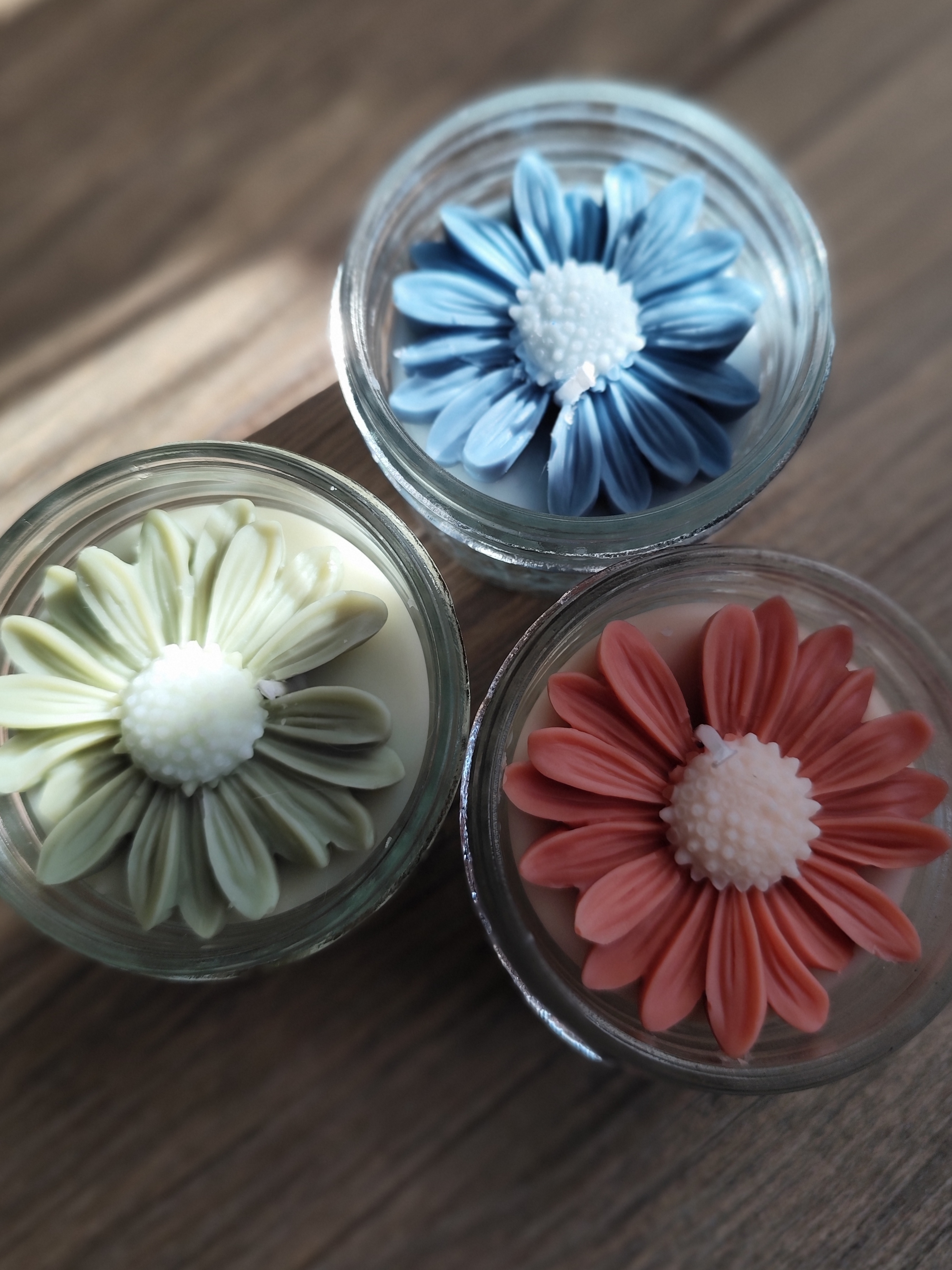 Trio of flowers