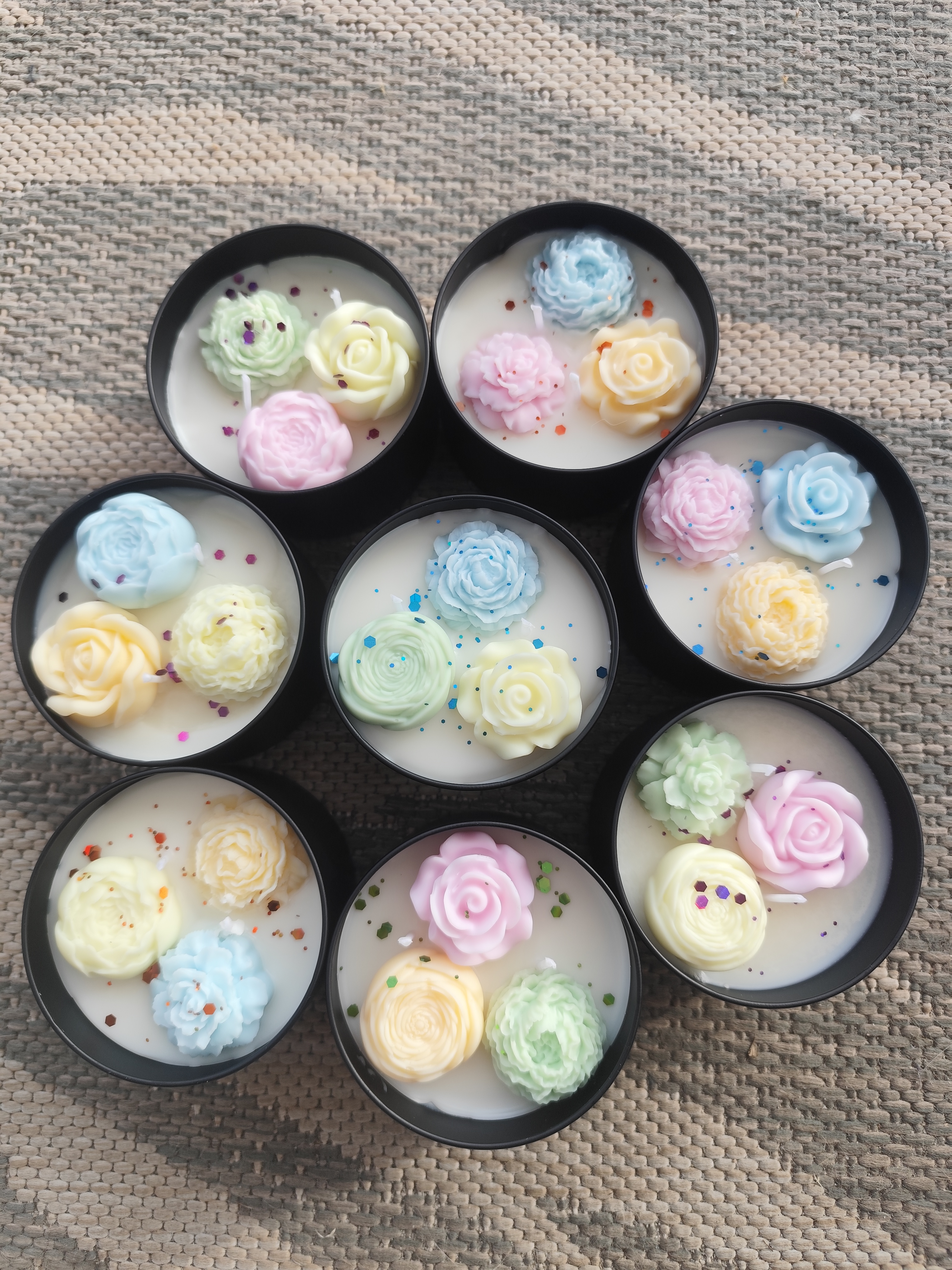 Pastel trio